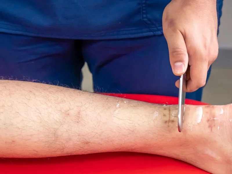 IASTM treatment at Liberty Rehabilitation Specialists