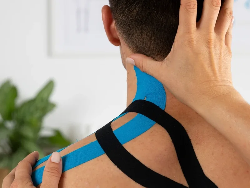 Kinesio Taping treatment at Liberty Rehabilitation Specialists