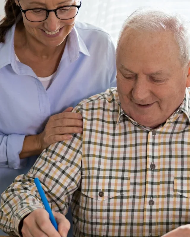 Occupational therapist working one on one with a patient at Liberty Rehabilitation Specialists in San Antonio